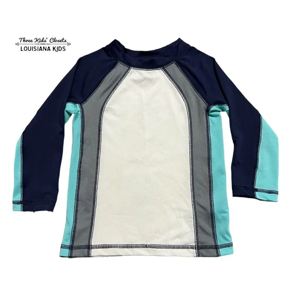 Cat & Jack 2T Long Sleeved Rashguard Swim Shirt